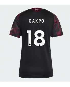 Billige Fotballdrakt Liverpool Cody Gakpo #18 Replika Tredjedrakt Dame 2026-27 Kortermet Billige Fotballdrakt Liverpool Cody Gakpo #18 Replika Tredjedrakt Dame 2026-27 Kortermet